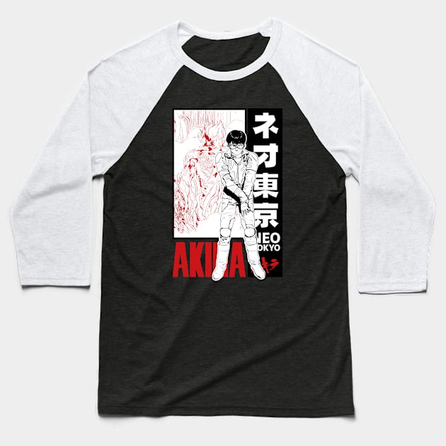 Kaneda Neo tokyo Baseball T-Shirt by paisdelasmaquinas